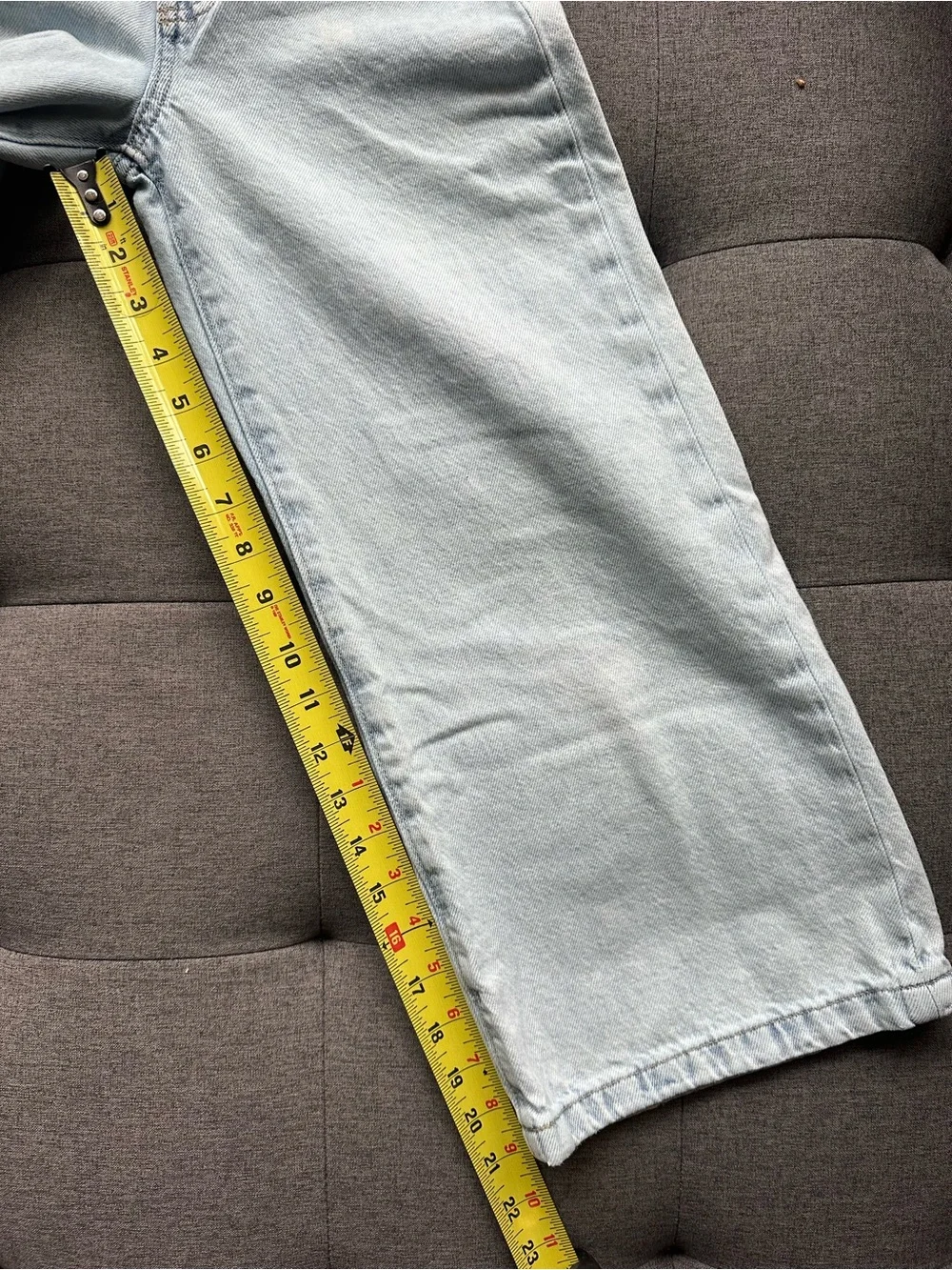 GAP/Girls High Stride Wide Leg Ankle Jeans- 10 Slim
